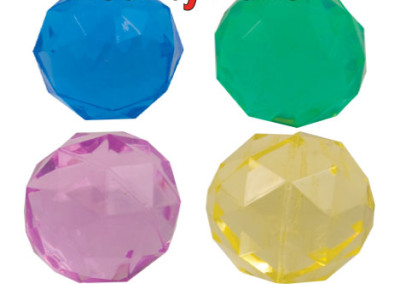 Diamond Cut Bouncy Balls